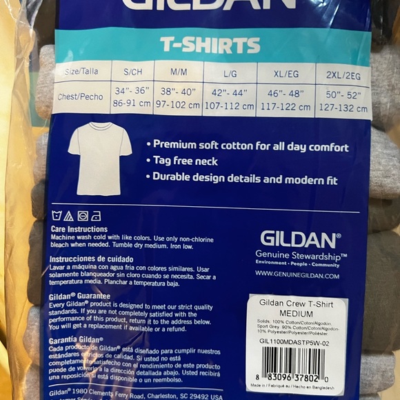 5 pack Gilman t-shirts - Picture 3 of 3